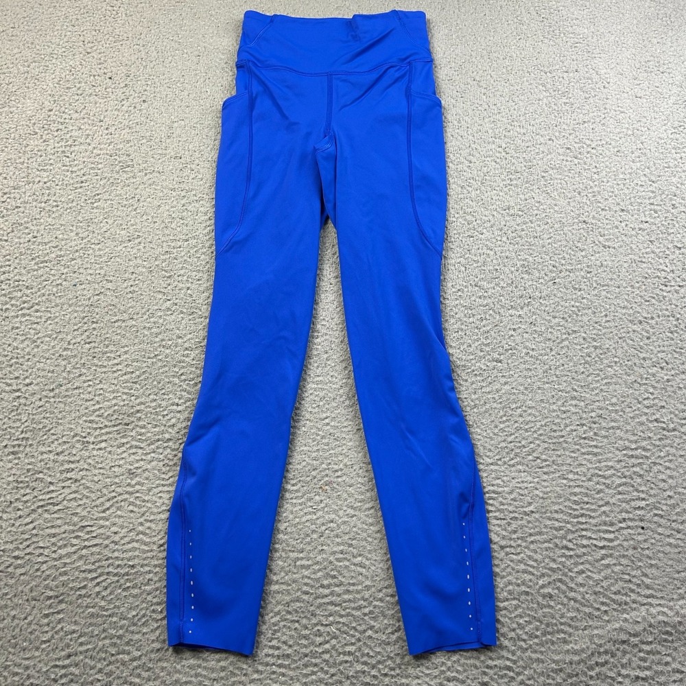 Lululemon Fast and Free High-Rise Tight 25" *Pockets Blue Size 2